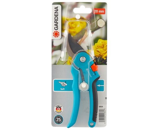  Секатор плоскостной Gardena B/S малый синий/черный (08854-20) 
