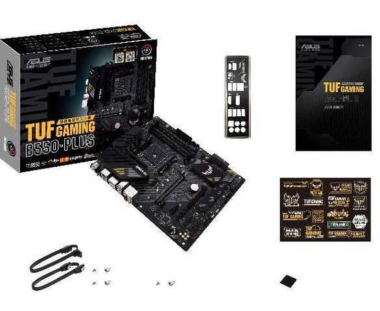  MB sAM4 ASUS TUF GAMING B550-PLUS, AMD B550, ATX, 4xDDR4, 1xPCI-E4.0x16/1xPCI-E3.0x16/1xPCI-E3.0x16(x4)/1xPCI-E3.0x1, 6xSATA3/3xM.2, RTL8125B, S1200A, 1xUSB3.2(Type-C)/5xUSB3.2, DP/HDMI, PS/2 