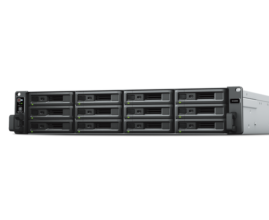  NAS Synology Rack 2U Unified DualCont Array (QC2,4GhzCPU/8Gbupto64/2x1GbE+1x10GbERJ45(+1xExpSlot) per contr)NoHDD(upto12 2,5"/3,5"SASupto36with 2xRXD1 