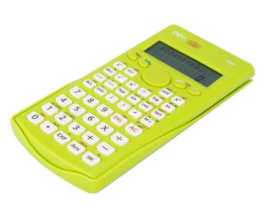  Калькулятор научный Deli E1710A/GRN зеленый 