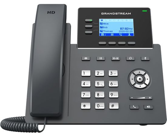  Телефон IP Grandstream GRP-2603P черный 