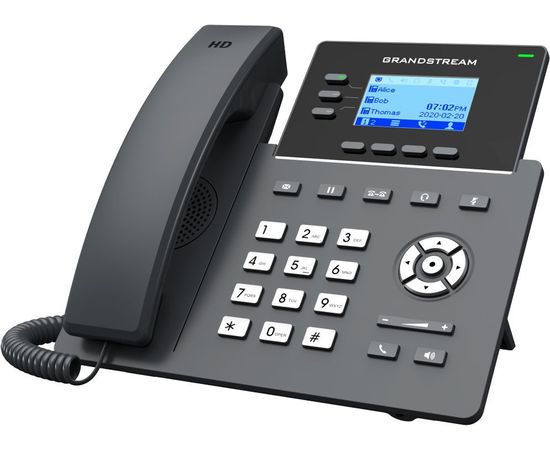  Телефон IP Grandstream GRP-2603P черный 