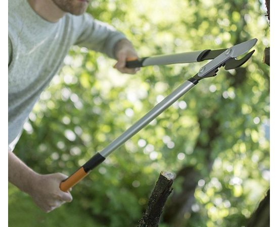  Сучкорез плоскостной Fiskars PowerGear LX92 малый черный/оранжевый (1020186) 