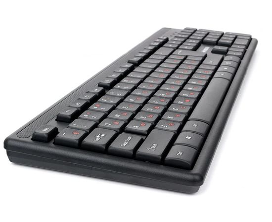  Клавиатура + мышь проводные Гарнизон GKS-126, черный 
