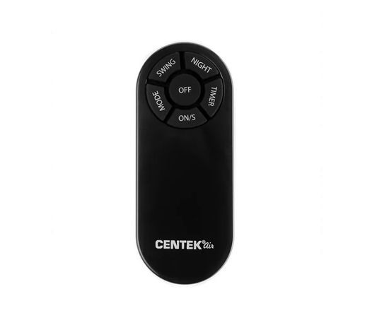  Вентилятор напольный Centek CT-5024 Black 65Вт, пульт ДУ, 1.3м, 43см, таймер 