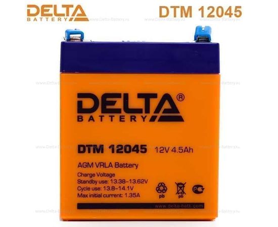  Батарея для ИБП Delta DTM 12045 12В 4.5Ач 