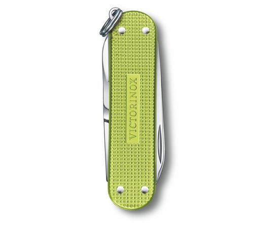  Нож перочинный Victorinox Classic Lime Twist (0.6221.241G) 58мм 7функц. карт.коробка 