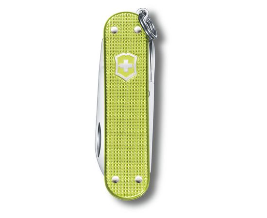  Нож перочинный Victorinox Classic Lime Twist (0.6221.241G) 58мм 7функц. карт.коробка 