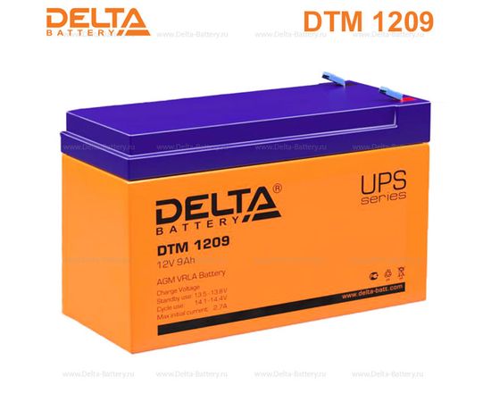  Батарея для ИБП Delta DTM 1209 12В 9Ач 