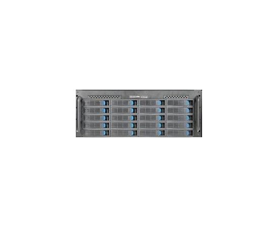  Корпус Procase ES420-SATA3-B-0 4U 20 SATAII/SAS hotswap HDD, глубина 650мм, MB 12"x13", без Б/П,черный 
