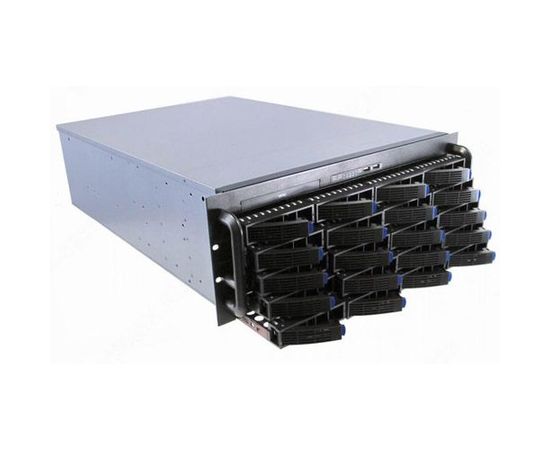  Корпус Procase ES420-SATA3-B-0 4U 20 SATAII/SAS hotswap HDD, глубина 650мм, MB 12"x13", без Б/П,черный 