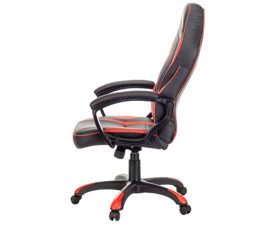  Кресло игровое A4Tech Bloody GC-350 черный/красный эко.кожа крестов. пластик черный 