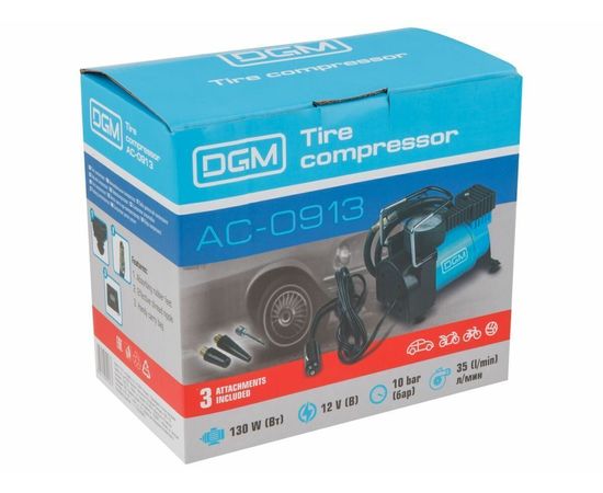  Компрессор автомобильный DGM AC-0913 