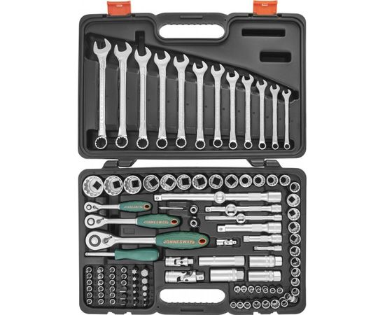  Набор инструмента JONNESWAY S68H5234111S универсальный 1/4", 1/2"DR Super Tech, 111 предметов 