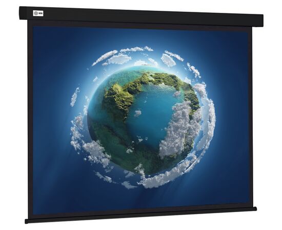  Экран Cactus CS-PSW-127X127-BK Wallscreen 1:1 настенно-потолочный рулонный черный 