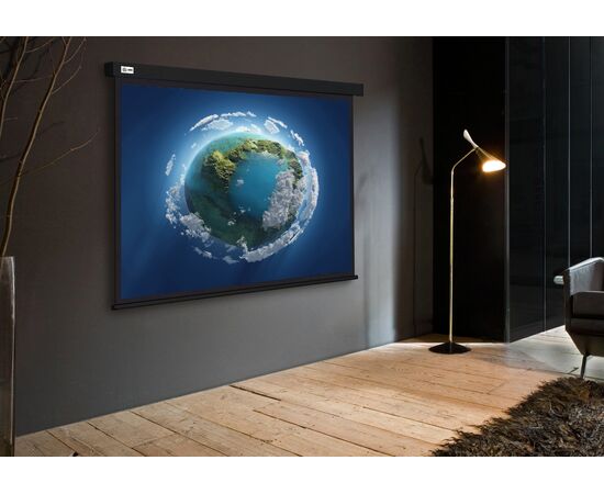  Экран Cactus CS-PSW-127X127-BK Wallscreen 1:1 настенно-потолочный рулонный черный 