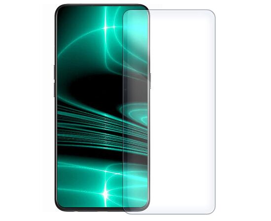 Стекло защитное гибридное (из FG) для OPPO Reno 5/Reno 5 Lite черное (Тех. упаковка) 