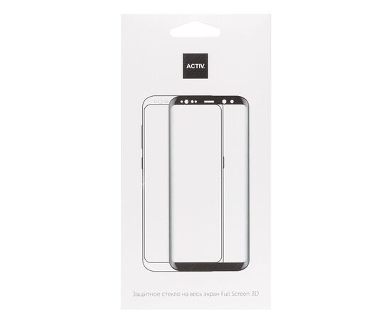  Защитное стекло Full Screen Activ Clean Line 3D для "Samsung SM-G990 Galaxy S21FE" (black)(203917) 
