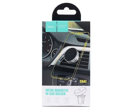  Держатель автомобильный Hoco CA47 Metal magnetic in-car holder for air outlet (black) 