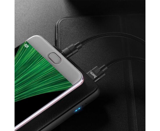  Кабель USB - micro USB Hoco U55 Outstanding (black) 
