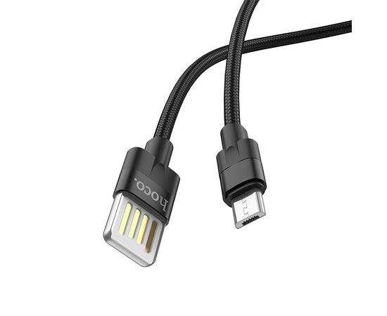  Кабель USB - micro USB Hoco U55 Outstanding (black) 