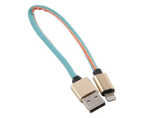  Кабель-брелок MB Mobility USB – Lightning, 25 см, голубой 