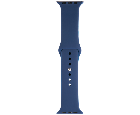  Ремешок силиконовый для Apple Watch – 38/40 mm (S3/S4/S5/SE/S6), синий 