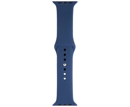  Ремешок силиконовый для Apple Watch – 38/40 mm (S3/S4/S5/SE/S6), синий 