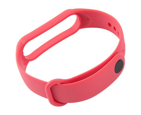  Ремешок силиконовый для Xiaomi Mi Band 6, розово-красный, №33 