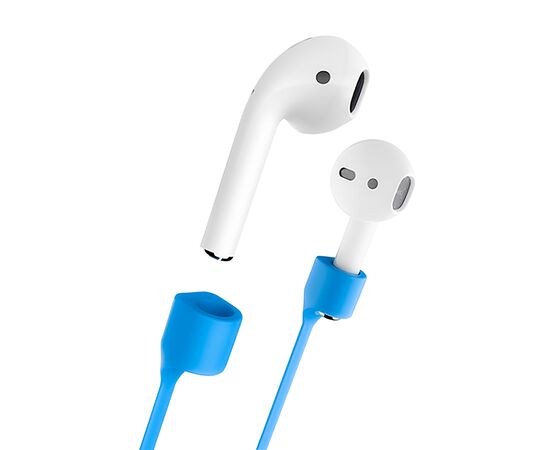  Силиконовый ремешок для Airpods mObility, синий 