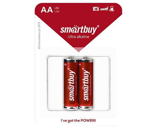  Батарейка AA Smart Buy LR6 (2-BL) (24/240) (115831) 