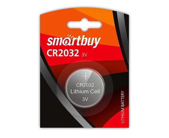  Элемент литиевый Smart Buy CR2032 (1-BL) (12/720) (115861) 