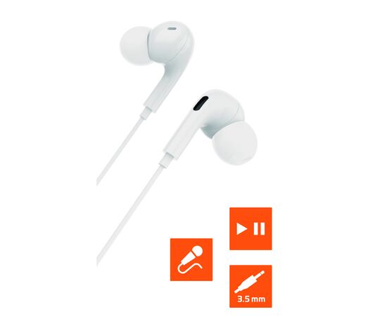  Наушники внутриканальные GoPower GPHP06 белый 