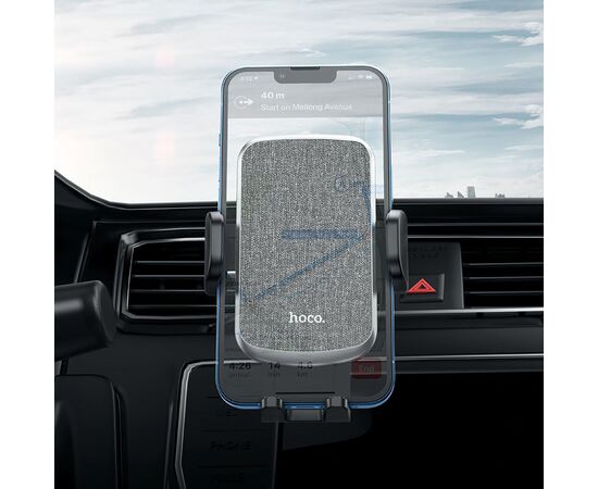  Держатель автомобильный Hoco зажим CA94 в дефлектор (black) (214055) 