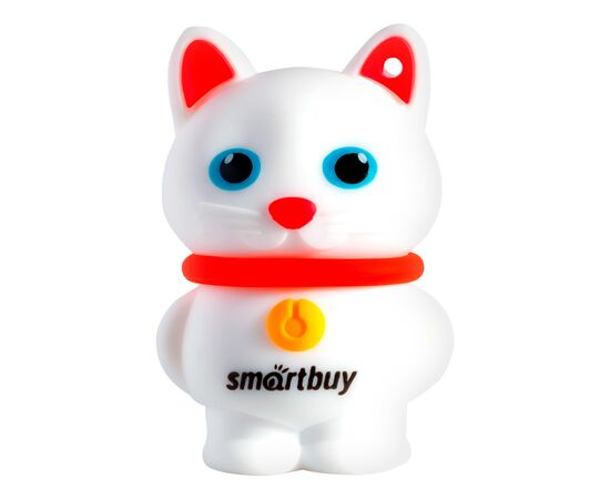  USB  32GB  Smart Buy Wild series  Котёнок  белый 