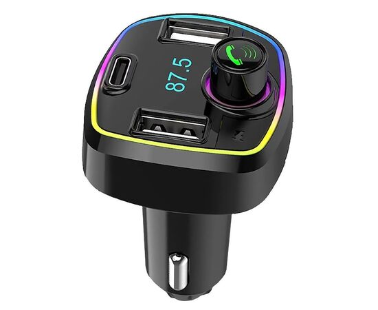  Автомобильный FM-трансмиттер - M33 2USB/PD18W (black) (212250) 