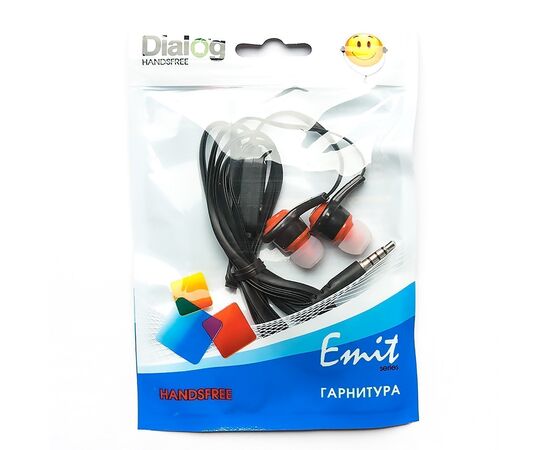  Проводные наушники с микрофоном внутриканальные Dialog ES-50 (black) 