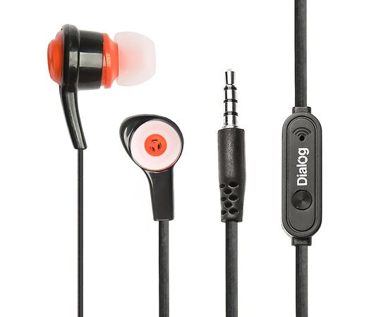  Проводные наушники с микрофоном внутриканальные Dialog ES-50 (black) 