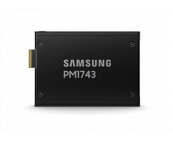  SSD Samsung PM1743 MZWLO7T6HBLA-00A07, 7680GB, U.3(2.5" 15mm), NVMe, PCIe 5.0 x4 R/W 14000/6000MB/s, IOPs 2 500 000/300 000, 