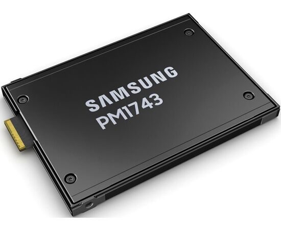  SSD Samsung PM1743 MZWLO7T6HBLA-00A07, 7680GB, U.3(2.5" 15mm), NVMe, PCIe 5.0 x4 R/W 14000/6000MB/s, IOPs 2 500 000/300 000, 