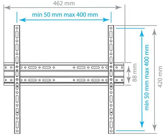  Кронштейн Arm Media Plasma-3 Фиксированный, черный 