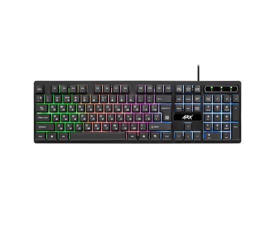  Клавиатура Defender Arx GK-196L мембранная игровая с подсветкой USB (black) (202855) 
