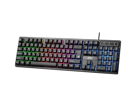  Клавиатура Defender Arx GK-196L мембранная игровая с подсветкой USB (black) (202855) 