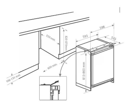  Холодильник Beko Diffusion BU 1100 HCA белый 