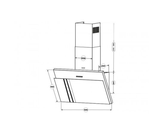  Вытяжка Centek CT-1826-60 Black 