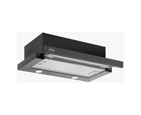  Вытяжка Elikor Интегра GLASS 60Н-400-В2Д нерж/стекло черное R 
