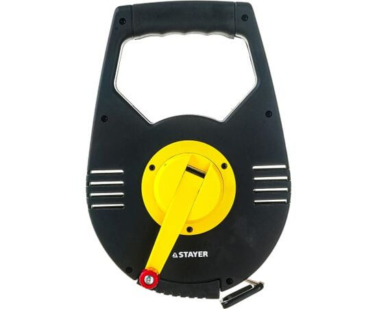  Мерная геодезийная лента Stayer Racer 2-34186-050 50м х13мм/металлическая/редукторный механизм 3:1 