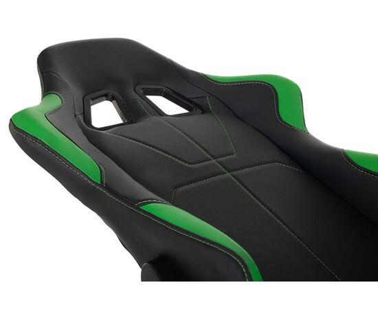  Кресло Zombie Viking 5 Aero LGreen игровое черный/салатовый искусственная кожа 