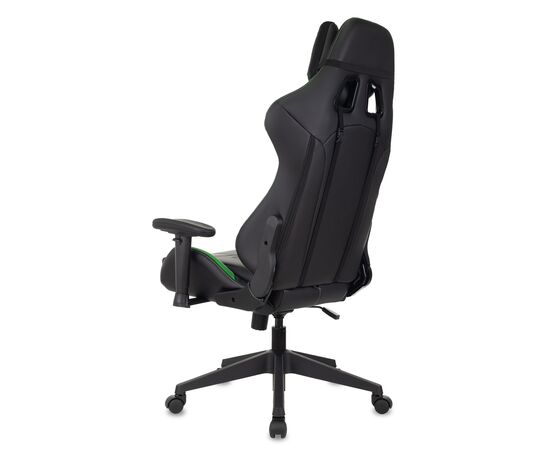  Кресло Zombie Viking 5 Aero LGreen игровое черный/салатовый искусственная кожа 