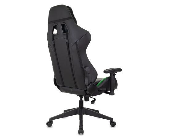  Кресло Zombie Viking 5 Aero LGreen игровое черный/салатовый искусственная кожа 